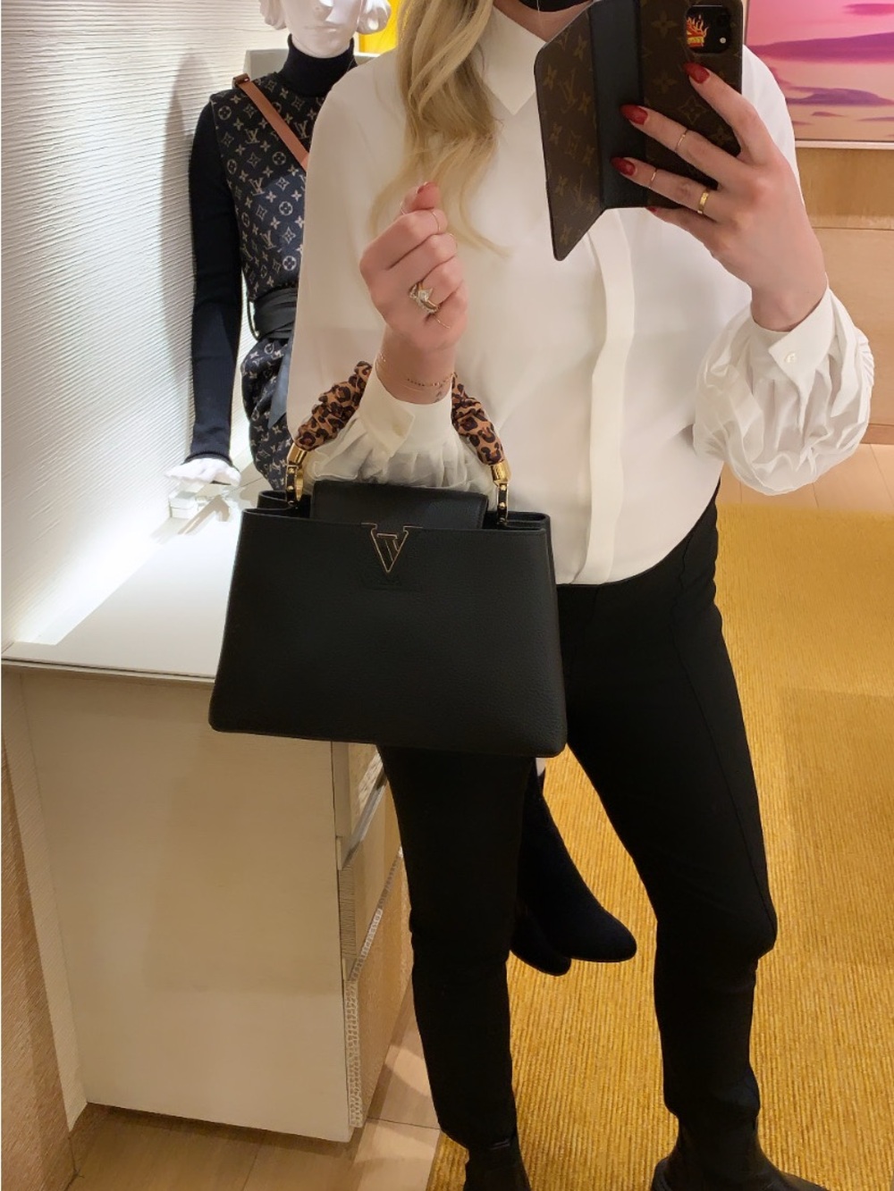 White Louis Vuitton top